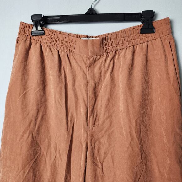 Urban Outfitters Burnt Orange Elastic Waist Beach Pants | Women's Medium - Picture 2 of 12